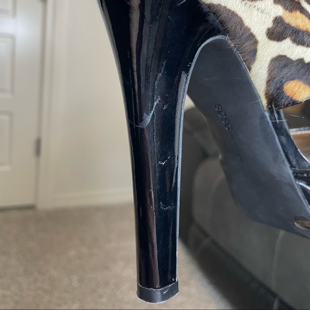 Leopard Print 5 inch Heels - Picture 5 of 7